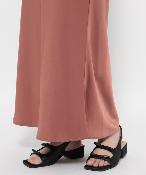 mysty woman（ミスティウーマン）の「バイヤスマーメイドスカート 491366（スカート・レディース・ブラック/ベージュ/ブラウン系その他・FREE）」の14枚目の写真