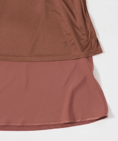 mysty woman（ミスティウーマン）の「バイヤスマーメイドスカート 491366（スカート・レディース・ブラック/ベージュ/ブラウン系その他・FREE）」の16枚目の写真