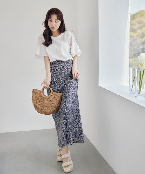 mysty woman（ミスティウーマン）の「バイヤスマーメイドスカート 491366（スカート・レディース・ブラック/ベージュ/ブラウン系その他・FREE）」の22枚目の写真