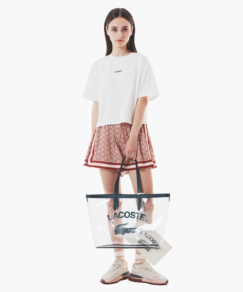LACOSTE(ラコステ)の「ワイド&ショートネームステッチTシャツ(Tシャツ/カットソー・レディース・ブラック/ホワイト/ブラウン・36/34/40/38)」の10枚目の写真
