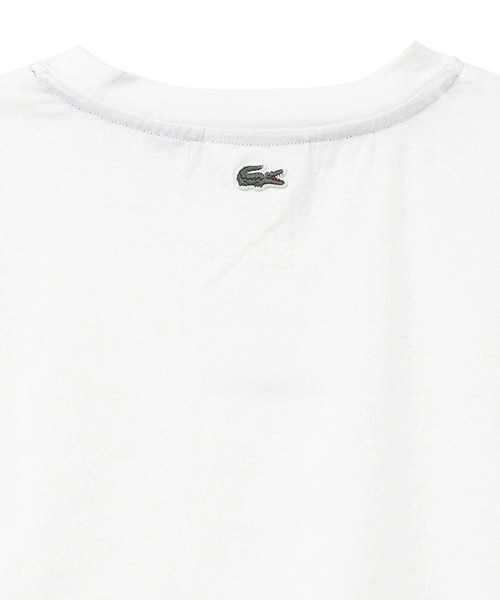 LACOSTE(ラコステ)の「ワイド&ショートネームステッチTシャツ(Tシャツ/カットソー・レディース・ブラック/ホワイト/ブラウン・36/34/40/38)」の14枚目の写真