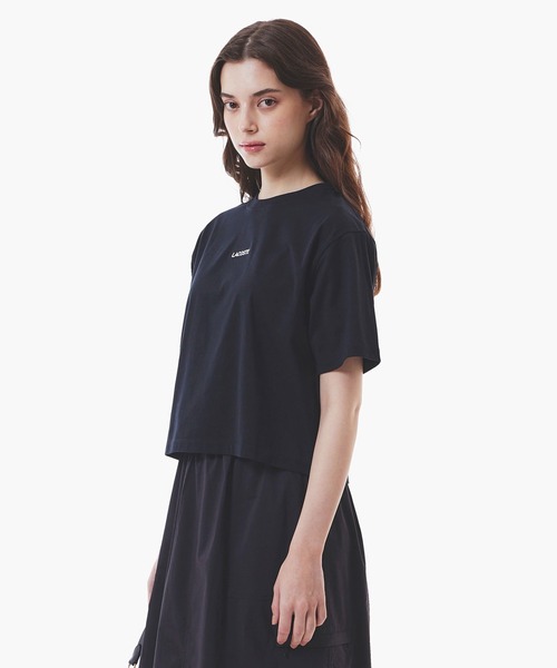 LACOSTE(ラコステ)の「ワイド&ショートネームステッチTシャツ(Tシャツ/カットソー・レディース・ブラック/ホワイト/ブラウン・36/34/40/38)」の20枚目の写真