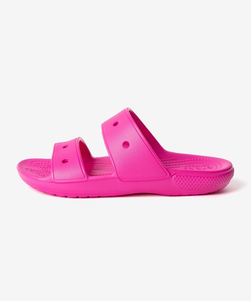 crocs(クロックス)の「CROCS CLASSIC SANDLE クロックス クラシックサンダル サンダル(サンダル・レディース・ピンク・6/9/7/4)」の6枚目の写真