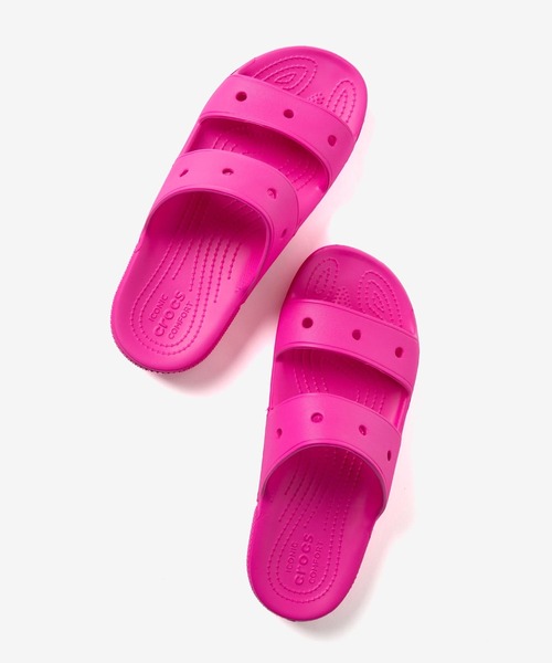 crocs(クロックス)の「CROCS CLASSIC SANDLE クロックス クラシックサンダル サンダル(サンダル・レディース・ピンク・6/9/7/4)」の9枚目の写真