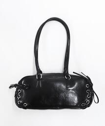 WEGO/レースアップボストンバッグ