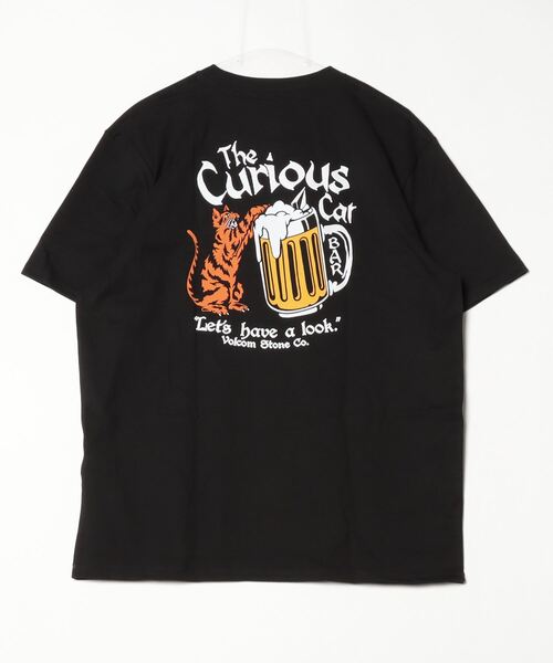 VOLCOM(ボルコム)の「ボルコム VOLCOM CURIOUS CAT SS_T半袖Tシャツ(Tシャツ/カットソー・メンズ・ホワイト/ブラック・M/L/LL)」の3枚目の写真