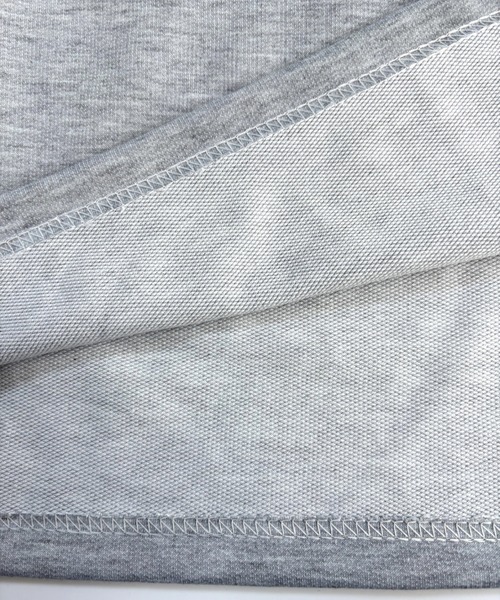 CANVAS+（キャンバスプラス）の「【CANVAS+】クロップド丈肩あきトップス（Tシャツ/カットソー・レディース・グレー/ホワイト・M）」の8枚目の写真