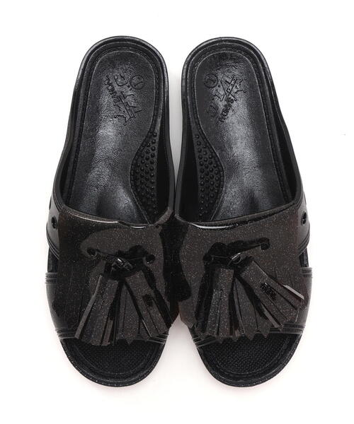 GARDEN TOKYO（ガーデントウキョウ）の「BENCH/ベンチ/PVC TUSSEL/ピーブイシータッセル（サンダル・メンズ・ブラック・L/M/S/XL/XXL）」の2枚目の写真