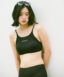 【WBK】Kappa/(W)リブビキニカバーアップ3点セット Kappa（カッパ） 水着 リブビキニ+カバ―アップ 3点セット水着