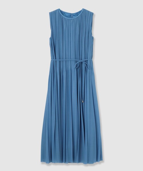 ANAYI（アナイ）の「ソフトジャージプリーツ ワンピース（ワンピース・レディース・ブルー/ピンク/チャコールグレー/ブラック/ブルー系その他/ネイビー・34/36/38）」の5枚目の写真