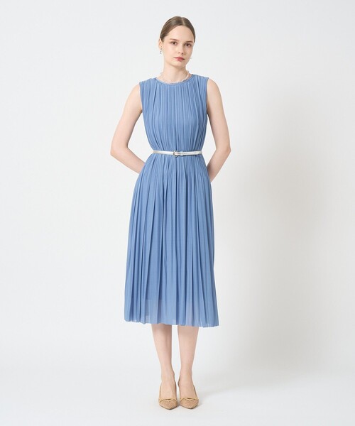 ソフトジャージプリーツ ワンピース（ワンピース）｜ANAYI（アナイ）の