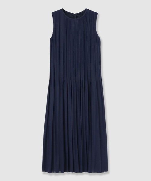 ANAYI（アナイ）の「ソフトジャージプリーツ ワンピース（ワンピース・レディース・ブルー/ピンク/チャコールグレー/ブラック/ブルー系その他/ネイビー・34/36/38）」の15枚目の写真