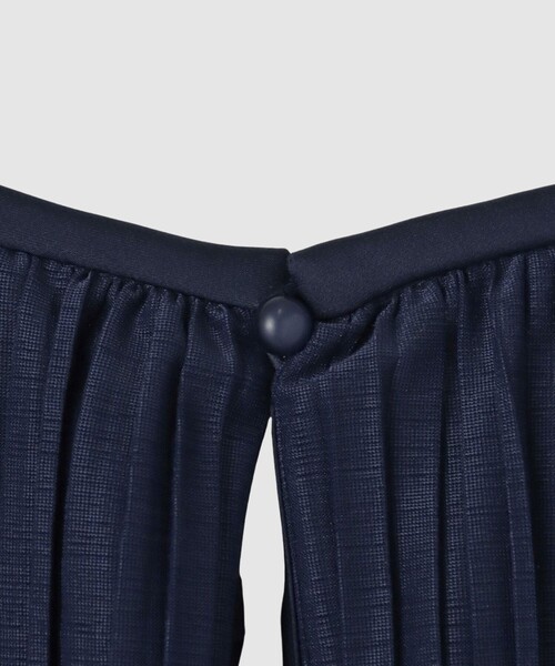 ANAYI（アナイ）の「ソフトジャージプリーツ ワンピース（ワンピース・レディース・ブルー/ピンク/チャコールグレー/ブラック/ブルー系その他/ネイビー・34/36/38）」の14枚目の写真