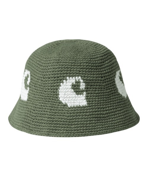 Carhartt WIP(カーハートダブリューアイピー)の「Carhartt WIP CANE HAT(カーハートワークインプログレス ケーン ハット)(ハット・メンズ・グリーン系/ピンク系/ブラック系・SMALL/MEDIUM/LARGE)」の5枚目の写真