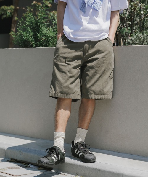 Carhartt（カーハート）の「Carhartt/カーハート Rugged Flex Relaxed Fit Canvas Work Short パンツ ワークショーツ（チノパンツ・メンズ・タン/カーキ/チャコールグレー/ブラウン・36/34/32/30）」の4枚目の写真