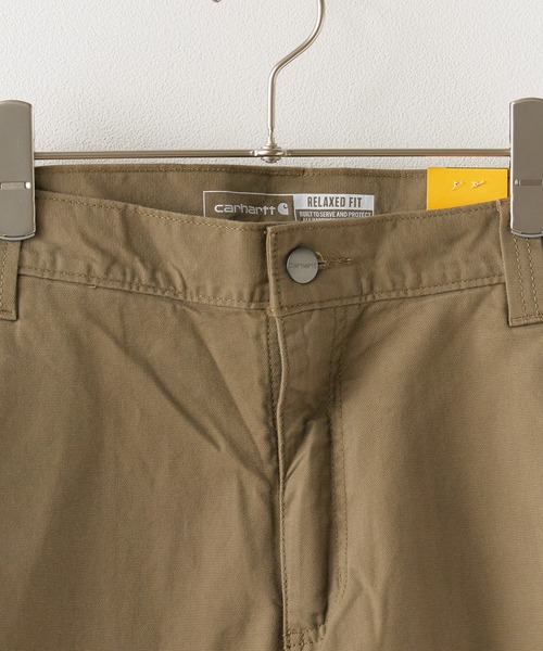 Carhartt（カーハート）の「Carhartt/カーハート Rugged Flex Relaxed Fit Canvas Work Short パンツ ワークショーツ（チノパンツ・メンズ・タン/カーキ/チャコールグレー/ブラウン・36/34/32/30）」の8枚目の写真