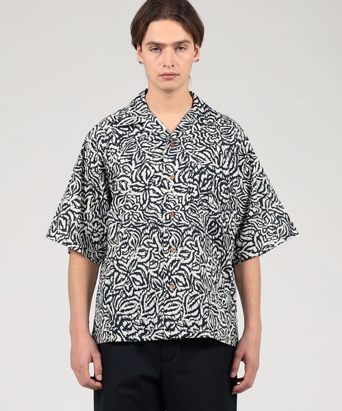 m’s braque オープンカラーシャツ 別注】m's braque レーヨン オープンカラー ハーフスリーブ