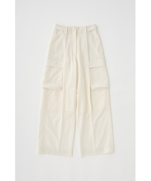 M_（エムアンダーバー）の「【M_】シアーワイドパンツ　リサイクルポリエステル使用（その他パンツ・レディース・ホワイト/ブラック・1/2）」の18枚目の写真