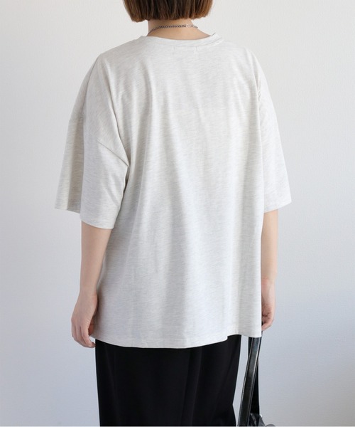 cepo(セポ)の「ロゴプリント レース半袖Tee(Tシャツ/カットソー・レディース・ホワイト/ライトグレー/ブラック・FREE)」の21枚目の写真