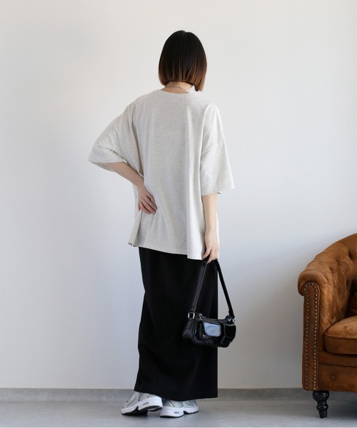 cepo(セポ)の「ロゴプリント レース半袖Tee(Tシャツ/カットソー・レディース・ホワイト/ライトグレー/ブラック・FREE)」の17枚目の写真