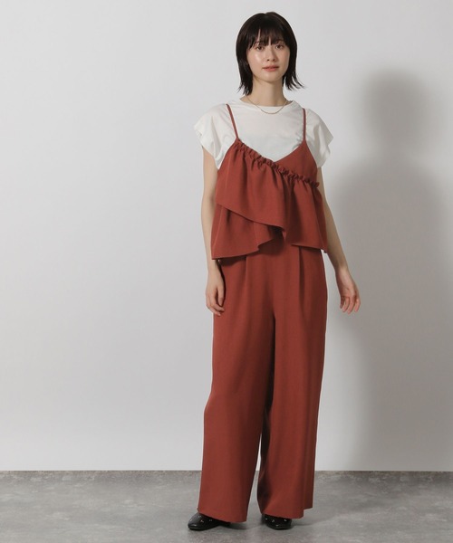 完売　エコレザー　サロペット　美品　オシャレ 楽天市場】[ プチサイズ ] 低身長 ハイウエスト サロペット