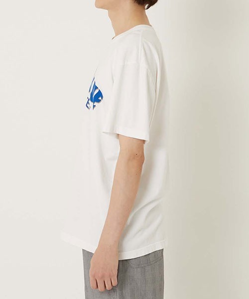 BLUE BLUE(ブルーブルー)の「HT400 SHIPMATES ショートスリーブ Tシャツ(Tシャツ/カットソー・メンズ・ホワイト/サックスブルー・SMALL/MEDIUM/LARGE/X-LARGE)」の5枚目の写真