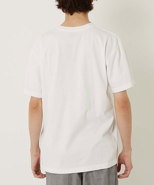 BLUE BLUE(ブルーブルー)の「HT400 SHIPMATES ショートスリーブ Tシャツ(Tシャツ/カットソー・メンズ・ホワイト/サックスブルー・SMALL/MEDIUM/LARGE/X-LARGE)」の6枚目の写真