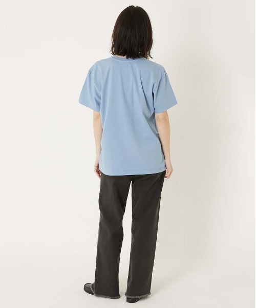 BLUE BLUE(ブルーブルー)の「HT400 SHIPMATES ショートスリーブ Tシャツ(Tシャツ/カットソー・メンズ・ホワイト/サックスブルー・SMALL/MEDIUM/LARGE/X-LARGE)」の13枚目の写真