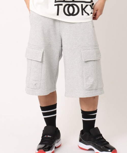 TOKYO 23(トウキョウニジュウサン)の「TOKYO 23 Sweat Cargo Short Pants / トウキョウ 23 スウェット カーゴ ショート パンツ(その他パンツ・メンズ・グレー/ブラック・XL/XXL/L)」の2枚目の写真