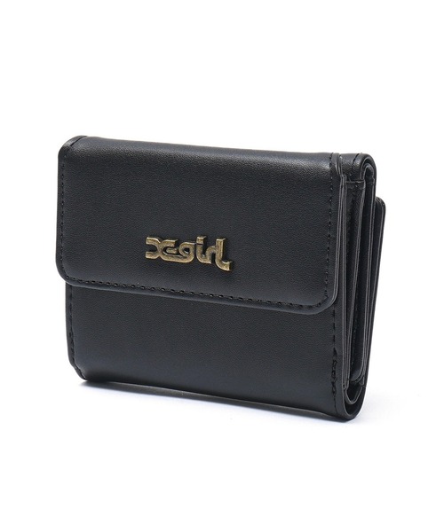 MILLS LOGO FAUX LEATHER MINI WALLET（財布）｜X-girl