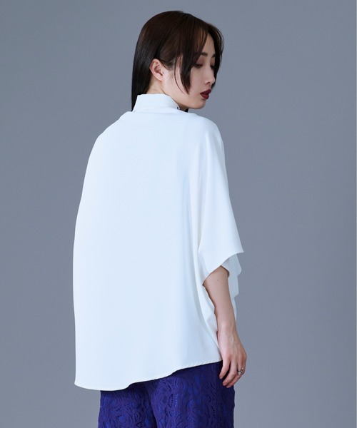 Ellno Loset(エルノロゼット)の「フラワー刺繍チャイナドルマンシャツ(シャツ/ブラウス・メンズ・ブルーグレー/オフホワイト/グリーン/ブラック・SMALL/LARGE/MEDIUM)」の17枚目の写真