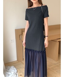 予約商品】「オフショル」に該当するブルー・ネイビー/青色系の