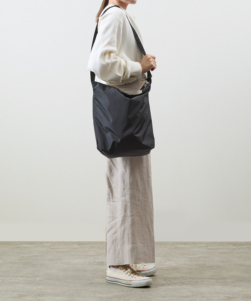 20/80(テゥエンティーエイティー)の「20/80 トゥエンティーエイティー / RIP STOP NYLON SHOULDER BAG リップストップナイロンショルダーバッグ / S060(ショルダーバッグ・メンズ・ブラック/ダークグレー・FREE)」の3枚目の写真