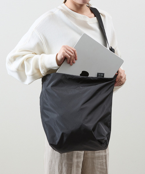 20/80(テゥエンティーエイティー)の「20/80 トゥエンティーエイティー / RIP STOP NYLON SHOULDER BAG リップストップナイロンショルダーバッグ / S060(ショルダーバッグ・メンズ・ブラック/ダークグレー・FREE)」の21枚目の写真