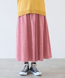 bulle de savon | fuwa fuwa gingham スカート(スカート)