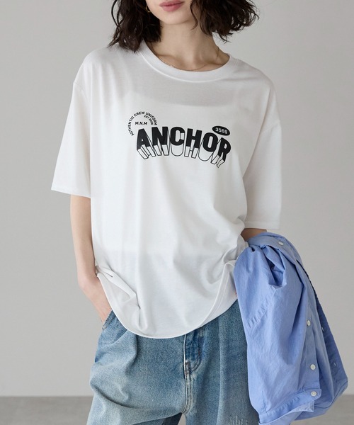 全4柄　ゆったりラバープリントTシャツ