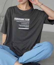 全4柄 ゆったりラバープリントTシャツ