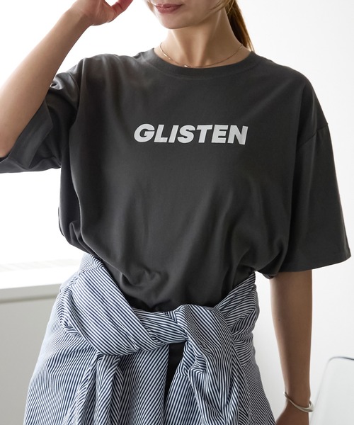 全4柄　ゆったりラバープリントTシャツ