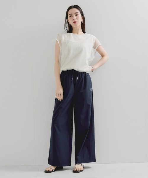FRUIT OF THE LOOM(フルーツオブザルーム)の「【FRUIT OF THE LOOM】別注/パッカブルワイドパンツ(その他パンツ・レディース・ネイビー/ベージュ・FREE)」の3枚目の写真