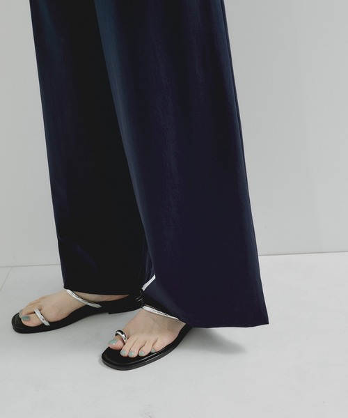 FRUIT OF THE LOOM(フルーツオブザルーム)の「【FRUIT OF THE LOOM】別注/パッカブルワイドパンツ(その他パンツ・レディース・ネイビー/ベージュ・FREE)」の13枚目の写真
