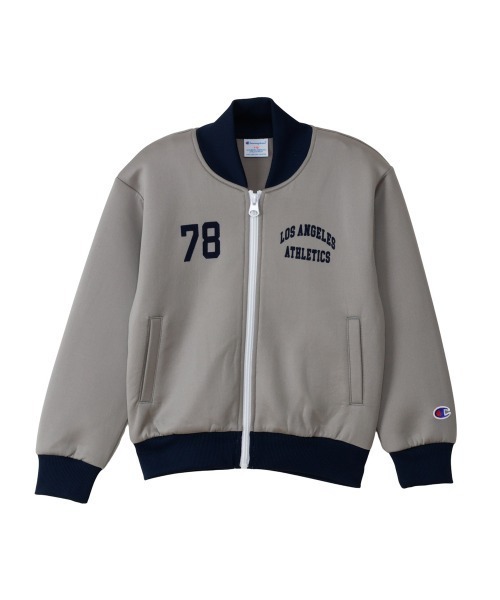 Champion(チャンピオン)の「Champion/チャンピオン ZIP JACKET(その他アウター・キッズ・ライトグレー/ネイビー/ダークグリーン・150cm/160cm/140cm/130cm)」の1枚目の写真