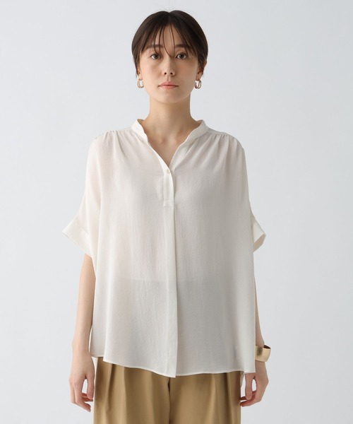 エルーラ　サラサラサマーチュニック セール】サラサラサマースキッパーチュニック/496091（Tシャツ
