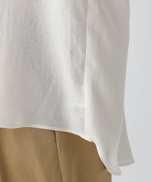 Elura（エルーラ）の「サラサラサマースキッパーチュニック/496091（Tシャツ/カットソー・レディース・オフホワイト/ブラック/グリーン系その他/ブラウン・FREE）」の19枚目の写真