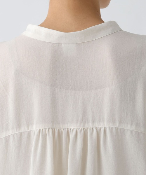 Elura（エルーラ）の「サラサラサマースキッパーチュニック/496091（Tシャツ/カットソー・レディース・オフホワイト/ブラック/グリーン系その他/ブラウン・FREE）」の21枚目の写真