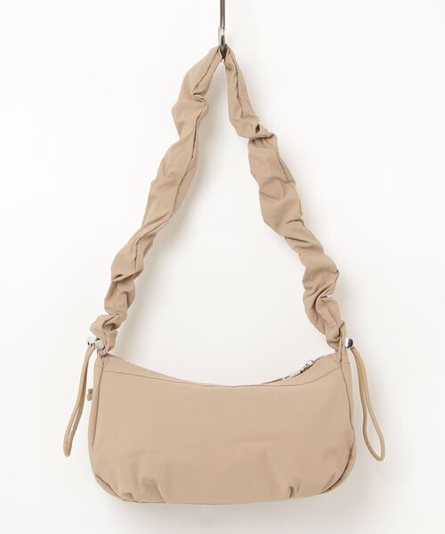 セール】編み上げリボンデザイン シャーリングショルダーバック 2way