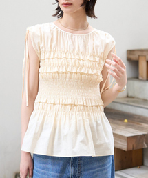 EMMA　ROUGE VIF | 【一部店舗限定】シアーシャーリングブラウス(シャツ/ブラウス)