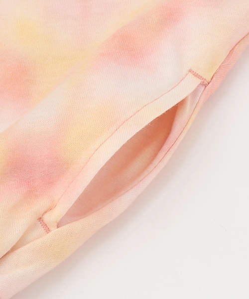 minimal（ミニマル）の「【接触冷感】タイダイ風プリントスカートインナーパンツつき（スカート・キッズ・黄緑系/ブルー/オレンジ・130cm/120cm/90cm/100cm/110cm/140cm）」の8枚目の写真