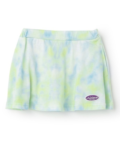 minimal（ミニマル）の「【接触冷感】タイダイ風プリントスカートインナーパンツつき（スカート・キッズ・黄緑系/ブルー/オレンジ・130cm/120cm/90cm/100cm/110cm/140cm）」の14枚目の写真