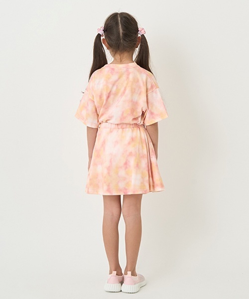 minimal（ミニマル）の「【接触冷感】タイダイ風プリントスカートインナーパンツつき（スカート・キッズ・黄緑系/ブルー/オレンジ・130cm/120cm/90cm/100cm/110cm/140cm）」の18枚目の写真