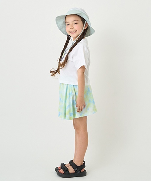 minimal（ミニマル）の「【接触冷感】タイダイ風プリントスカートインナーパンツつき（スカート・キッズ・黄緑系/ブルー/オレンジ・130cm/120cm/90cm/100cm/110cm/140cm）」の20枚目の写真